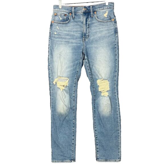 Madewell Denim - Madewell Jeans Womens 27 Blue The Perfect Vintage Distressed‎ High Rise Stretch